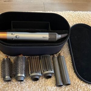 Dyson Airwrap with attachments and case